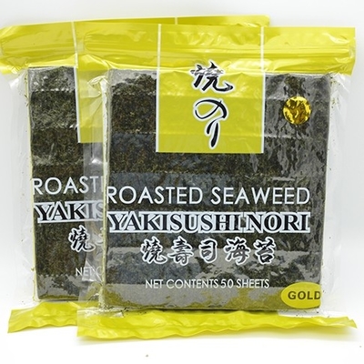 Strati halal verde scuro di Yaki Nori Seaweed Grade B 100 18 mesi