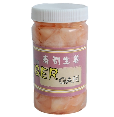 Imballaggio marinato rosa-rosso naturale dello zenzero 160g 190g 340g dei sushi