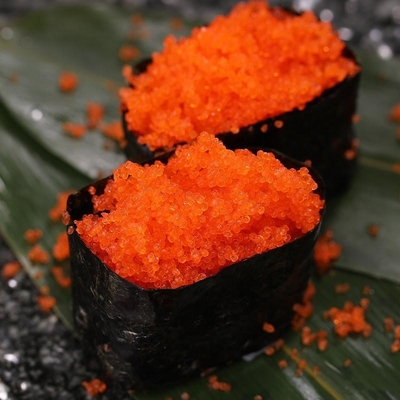 Mormora congelata uova del pesce volante dei sushi uovo di pesce del pesce della mormora di Masago Tobiko