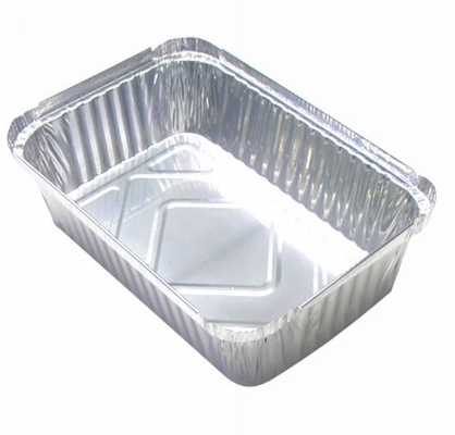 Vassoio eliminabile del BARBECUE del foglio di alluminio del contenitore di alimento del di alluminio 700ml