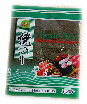 28g Yaki cascer Nori Seaweed 10 strati con l'involucro originale