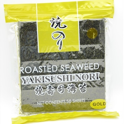 Sushi giapponesi Nori Seaweed Dried Algae Sheets di Yaki di vuoto dell'OEM