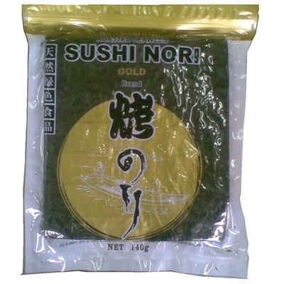 Sushi giapponesi Nori Seaweed Dried Algae Sheets di Yaki di vuoto dell'OEM