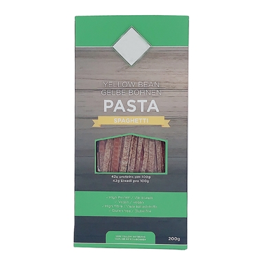 Tagliatelle cinesi organiche libere Bean Pasta Spaghetti nero della soia del glutine cascer halal