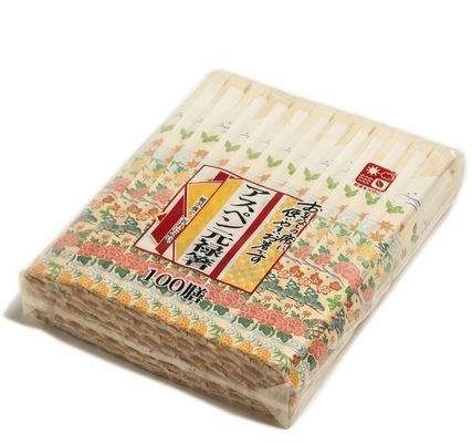 Bastoncini di bambù eliminabili gemellati di Tensoge