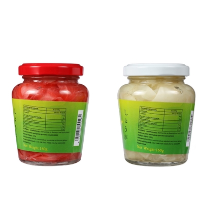 Sushi marinati organici freschi Ginger Sliced And Strip 160g/bottiglia