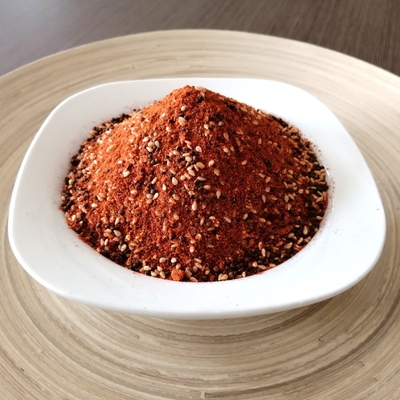 Pacchetto secco della bottiglia del condimento 50g del pepe della salsa di peperoncini rossi di Togarashi Shichimi