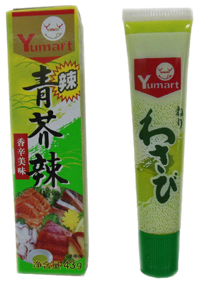 Polvere di condimento del Wasabi organico dei sushi di Haccp in spezia della metropolitana 43g