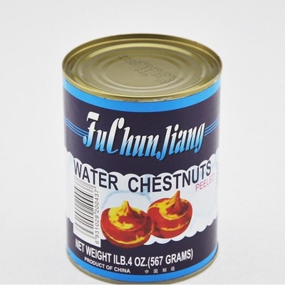 Castagna d'acqua dolce delle verdure della frutta in scatola di 425g 567g allo sciroppo