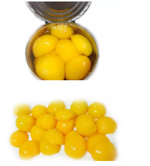 Pesca gialla inscatolata frutta istantanea in sciroppo leggero 425g 820g