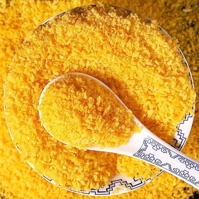 Il giapponese giallo croccante croccante a fiocchi Panko si sfalda odore al forno del pane