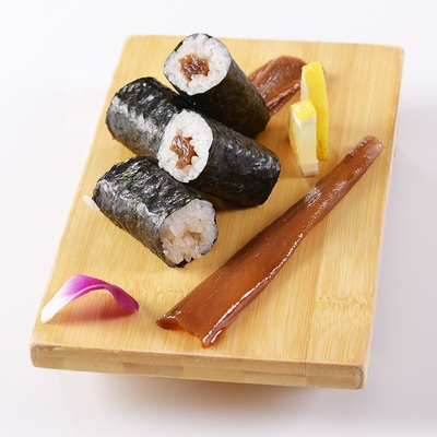 18cm Brown ha marinato la fetta della striscia di Kanpyo dei sushi nei sacchetti di plastica 100g