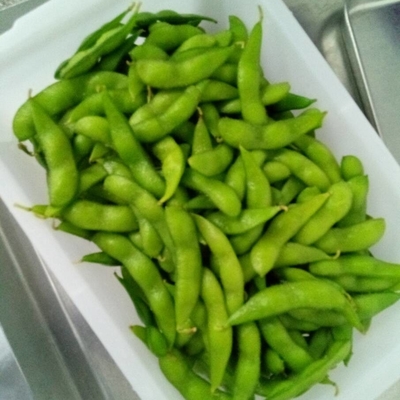 Edamame Beans Mukimame congelato 6cm IQF ha sgusciato Edamame In Pod