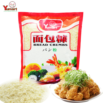Briciole di pane giapponesi bianche o gialle di 200g 2-15mm Panko per Fried Food