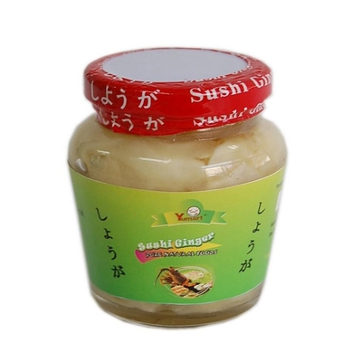 Sushi giapponesi Ginger Tasty Pickled Natural Halal 160g/bottiglia dell'OEM